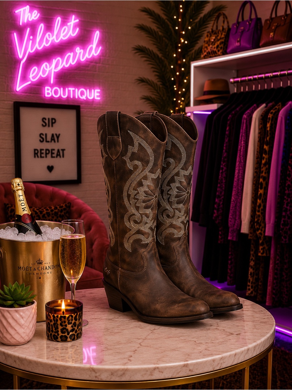 Blowfish Malibu Stutter Cowboy Boot Suede - Picture 2 of 8